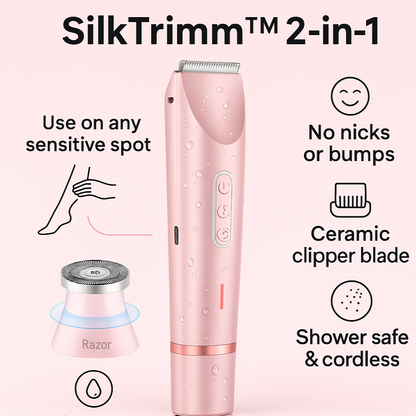 SilkTrimm™ 2-in-1 Shaver for Women