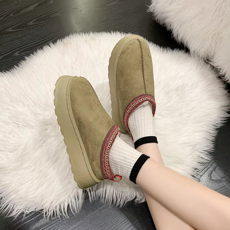 LYNOXA Cozy Winter Platform Mules™