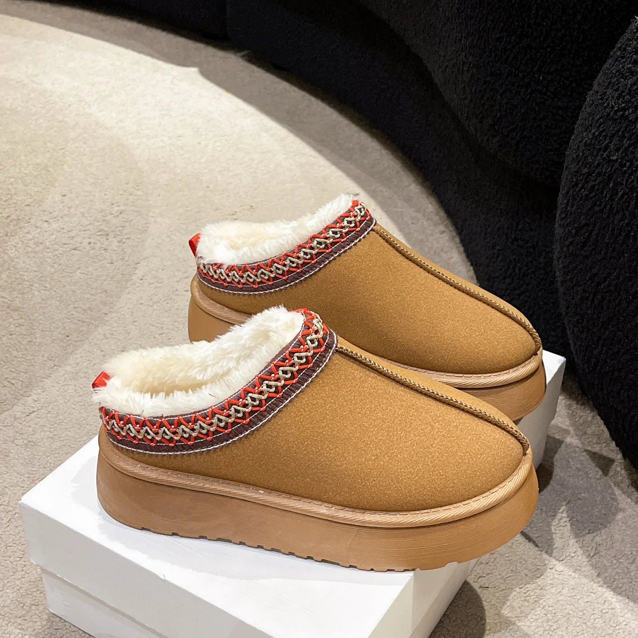 LYNOXA Cozy Winter Platform Mules™