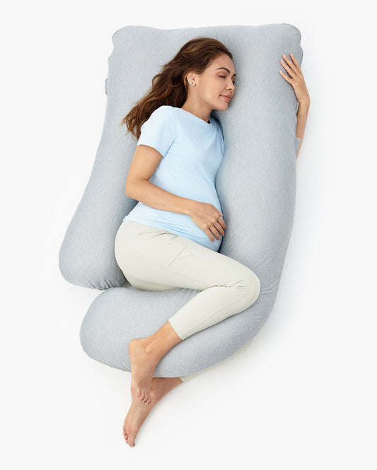 U-Shaped Side Sleeping Maternity Pillow with Leg Support